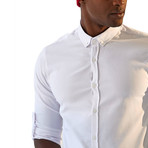 Monte Carlo Long Sleeve Button Up Shirt // White (S)