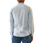 Belo Long Sleeve Button Up Shirt // Light Blue (L)