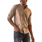 Rosario Long Sleeve Button Up Shirt // Brown (2XL)