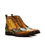 Goodlife Military Brogue Boots // Cognac + Khaki (US: 8.5)