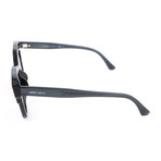 Jimmy Choo // Women's 018R Sunglasses // Dark Lens Black Glitter