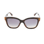 Jimmy Choo // Women's 0PUU Sunglasses// Animal Havana