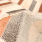 Allison Cowhide Patchwork Rug