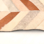 Allison Cowhide Patchwork Rug