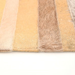 Bridgette Cowhide Patchwork Rug