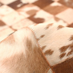 Emily Cowhide Patchwork Rug