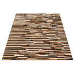 Jazmin Cowhide Patchwork Rug