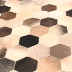 Agustina Cowhide Patchwork Rug