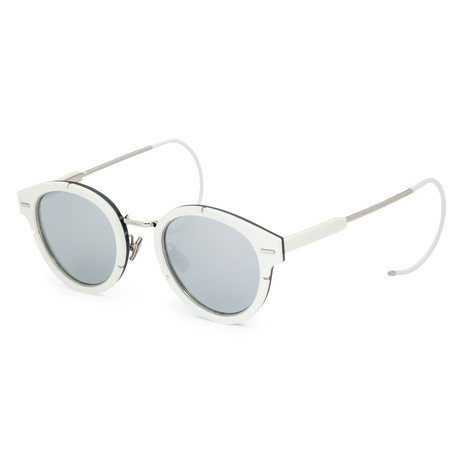 Dior // Men's Magnitude Sunglasses // Palladium White + Silver Mirror