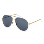 Women's Astral Sunglasses // White + Gold + Blue
