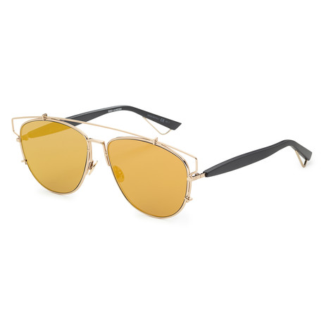 Women's Technologic Sunglasses // Gold Black + Gold