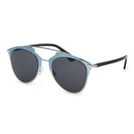 Unisex Reflected Sunglasses // Blue + Gray Blue