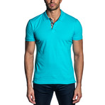 Marco Knit Polo // Turquoise (M)