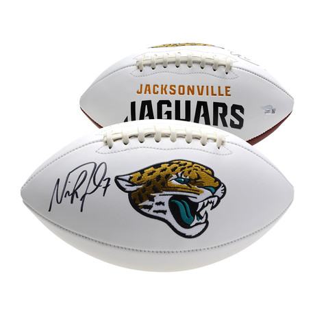Nick Foles Jacksonville Jaguars Autographed White Panel Football