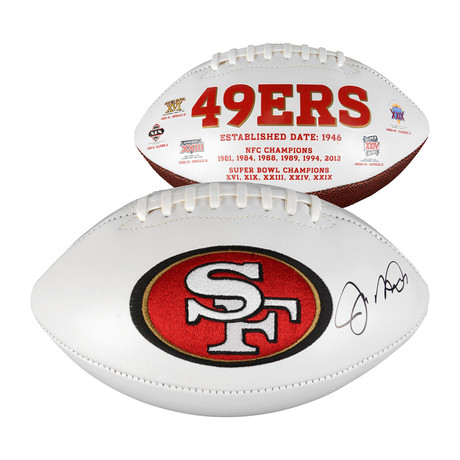 Joe Montana San Francisco 49ers Autographed White Panel Football