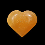 Orange Calcite Heart