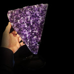 Amethyst Cluster + Stand