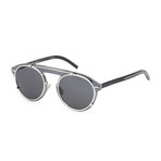 Men's Genese Sunglasses // Crystal Black + Gray Blue
