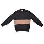 Bohdan Alpaca Wool Sweater // Gray + Beige (Euro: 46)