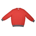 Anton Cashmere Crew Neck Sweater // Red (Euro: 48)