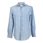 Brunello Cucinelli // Button-Up Shirt // Blue (XL)