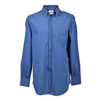 Leisure Fit Denim Shirt // Blue (XL)