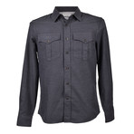 Button-Up Shirt // Charcoal (2XL)