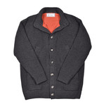 Bram Cashmere Heavy Knit Sweater Jacket // Gray (Euro: 52)