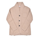 Timo Cashmere Blend Heavy Knit Cardigan // Beige (Euro: 52)