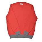 Anton Cashmere Crew Neck Sweater // Red (Euro: 54)
