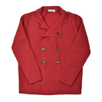 Daan Heavy Knit Cardigan Sweater // Red (Euro: 46)