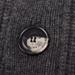 Bram Cashmere Heavy Knit Sweater Jacket // Gray (Euro: 54)