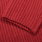 Daan Heavy Knit Cardigan Sweater // Red (Euro: 48)