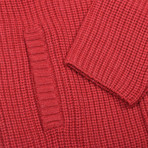 Daan Heavy Knit Cardigan Sweater // Red (Euro: 48)