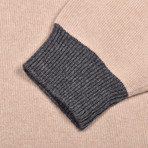 Ziven Cashmere V-Neck Sweater // Beige (Euro: 48)