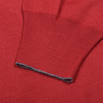 Radek Cashmere Silk Blend V-Neck Sweater // Red (Euro: 48)