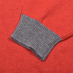 Anton Cashmere Crew Neck Sweater // Red (Euro: 48)