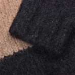 Bohdan Alpaca Wool Sweater // Gray + Beige (Euro: 48)