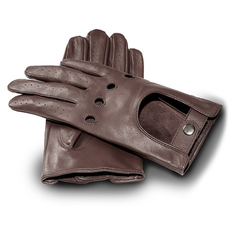 Driver Gloves // Brown (Small)