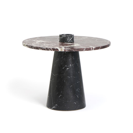 Inside Out // Base Table (Black Marquina & Red Levanto Top)