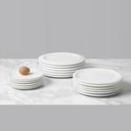 Piatto Piano // Dining Plate (White Michelangelo Marble)