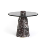 Inside Out // Base Table (Black Marquina & Red Levanto Top)