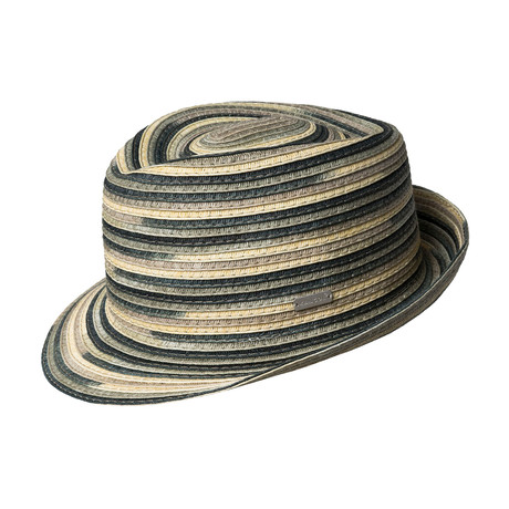 Space-Dyed Braid Trilby // Charcoal (S)