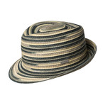 Space-Dyed Braid Trilby // Charcoal (L)