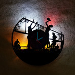 Volleyball (Light Clock Face)