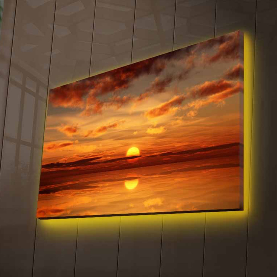 Wallity LED Canvas Art Touch of Modern