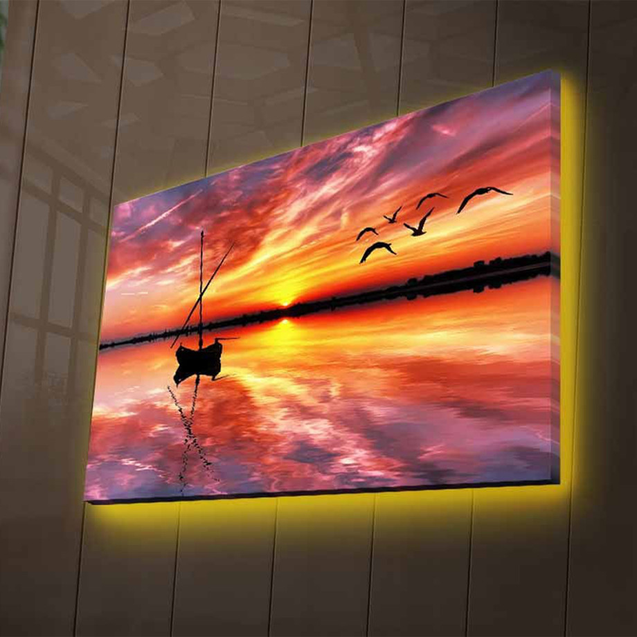Wallity LED Canvas Art Touch of Modern