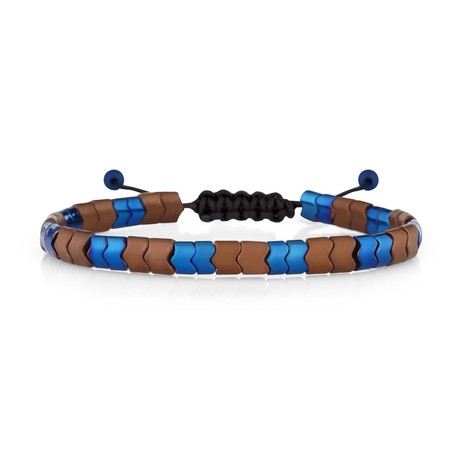 Denali Bracelet // Navy Blue + Brown