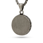 Solar Symbol Necklace // Silver