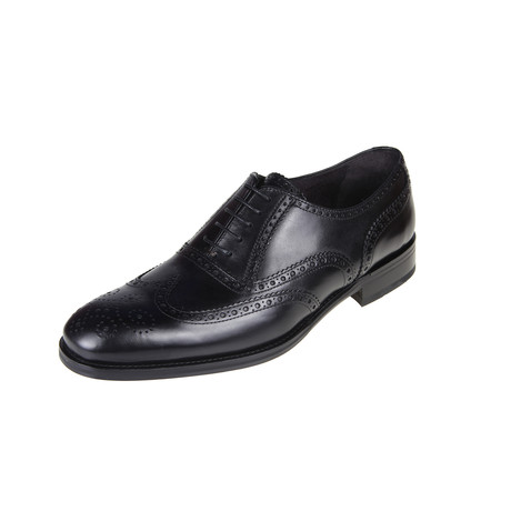 Benzon Brogue Shoe // Black (Euro: 40)